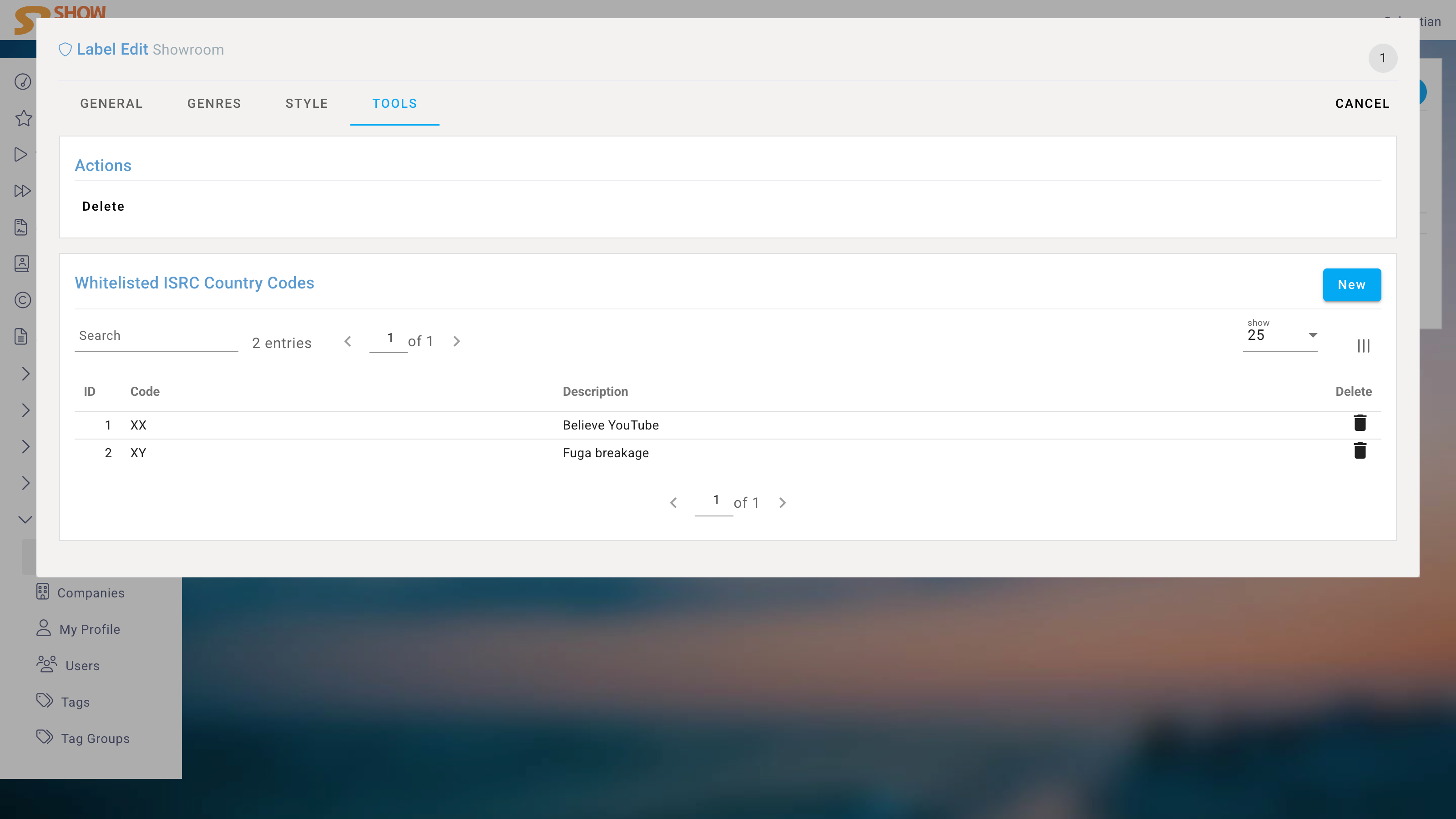 Label Edit Tools